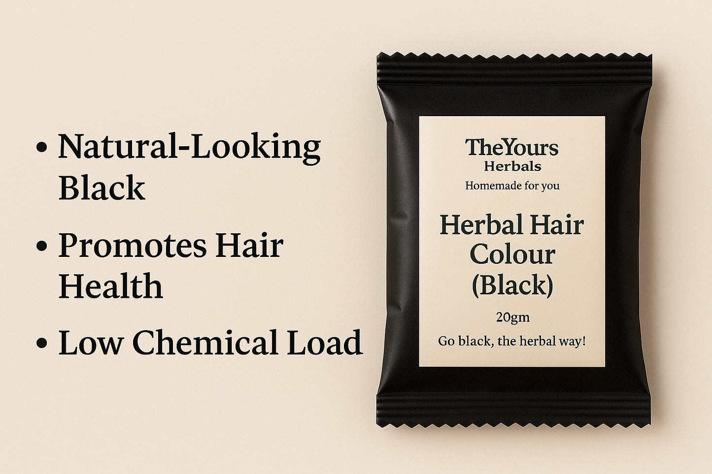 Herbal Hair Colour I Black (20gm)
