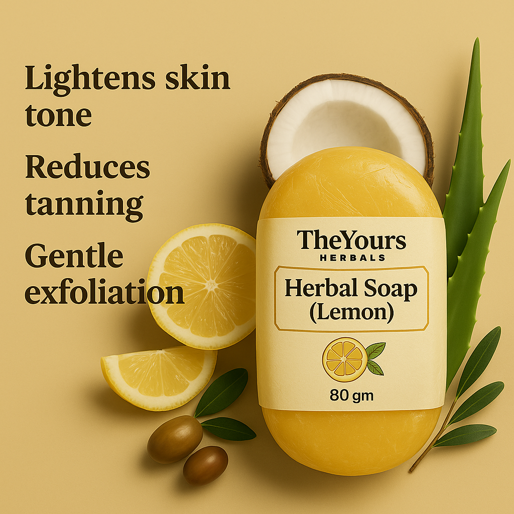 Herbal Soap I Lemon (80gm)