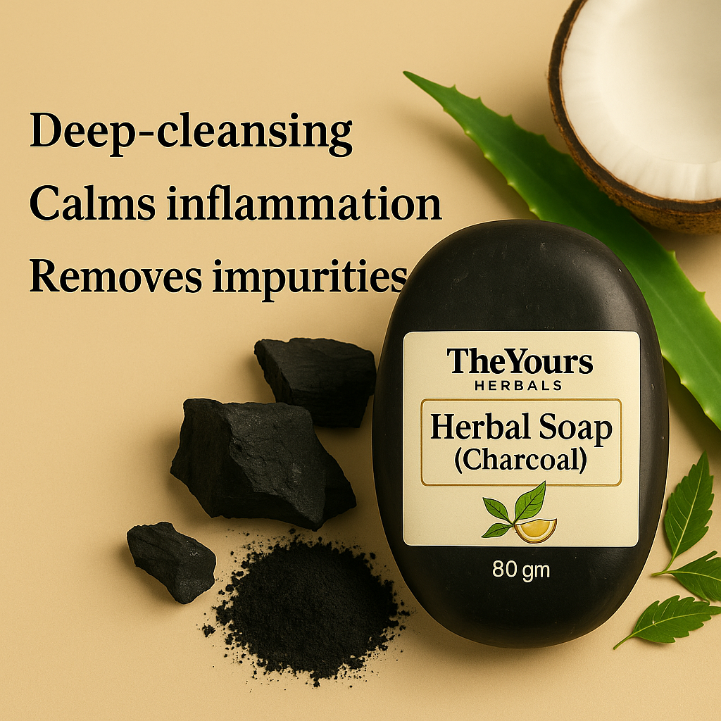 Herbal Soaps I Charcoal (80gm)