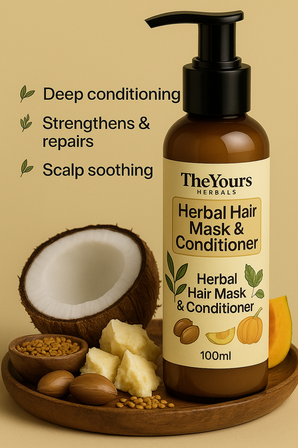 Herbal Hair Mask & Conditioner (100ml)